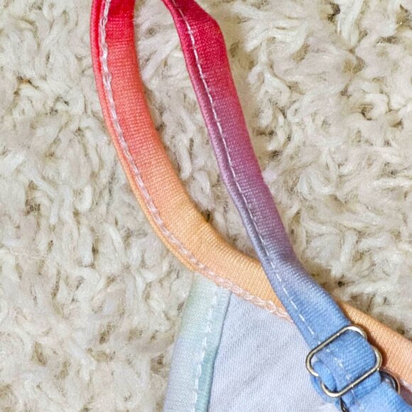 Bellelily Cami Top. Watercolor Tie Dye. Pink Blue Yellow White. Size Small. NWT. - Picture 5 of 12